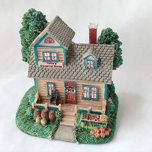 Charming Tully's General Store Christmas Village Decor